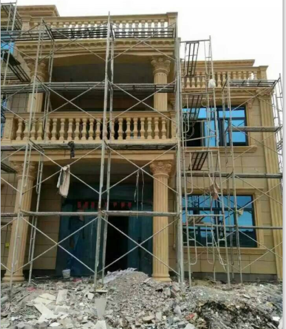 GRC構件如何與墻體連接?