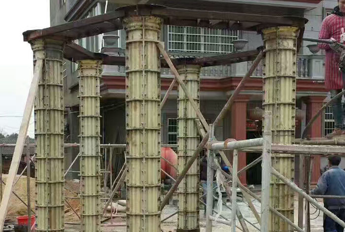 羅馬柱現澆構件